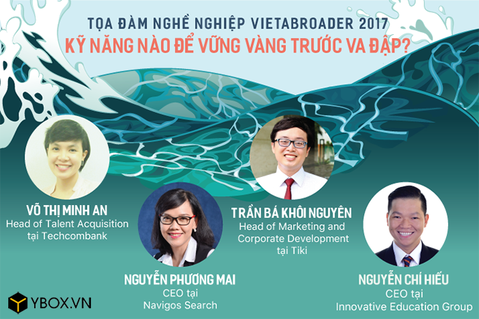 Các diễn giả tại Toạ đàm Nghề nghiệp VietAbroader 2017