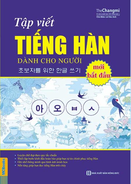 sach tap viet tieng han cho nguoi moi bat dau 9 cuốn sách dạy tiếng Hàn Quốc đơn giản, dễ hiểu