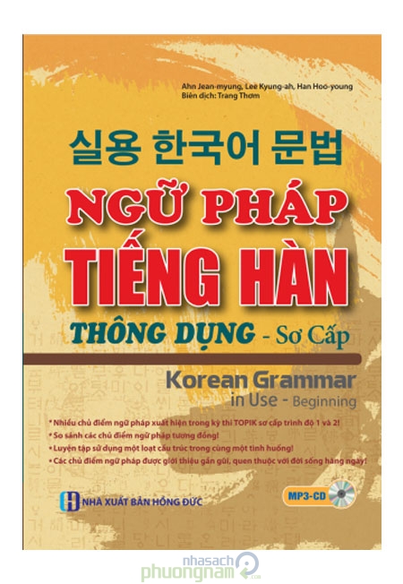 sach ngu phap tieng han thong dung so cap 9 cuốn sách dạy tiếng Hàn Quốc đơn giản, dễ hiểu