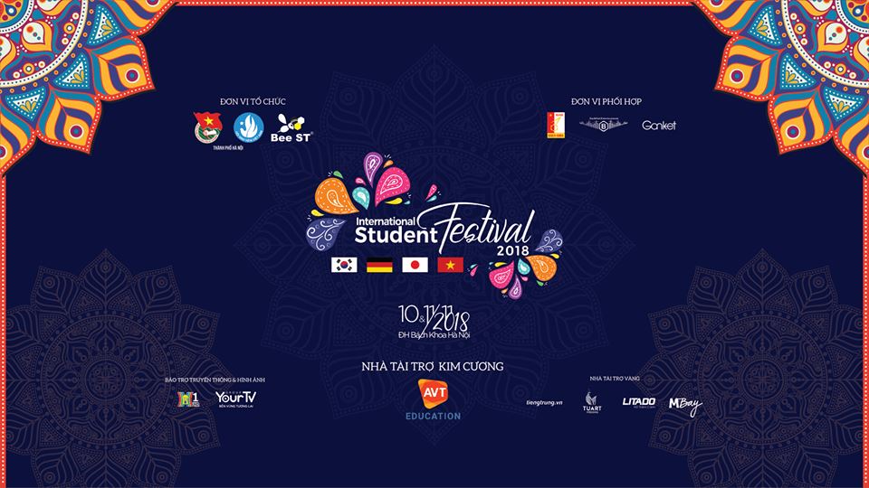 HN] International Student Festival 2018 - Sự Kiện Âm Nhạc & Những Buổi Giao  Lưu Văn Hóa Từ 4 Quốc Gia Việt - Hàn - Nhật - Đức (Miễn Phí Tham Dự) - YBOX