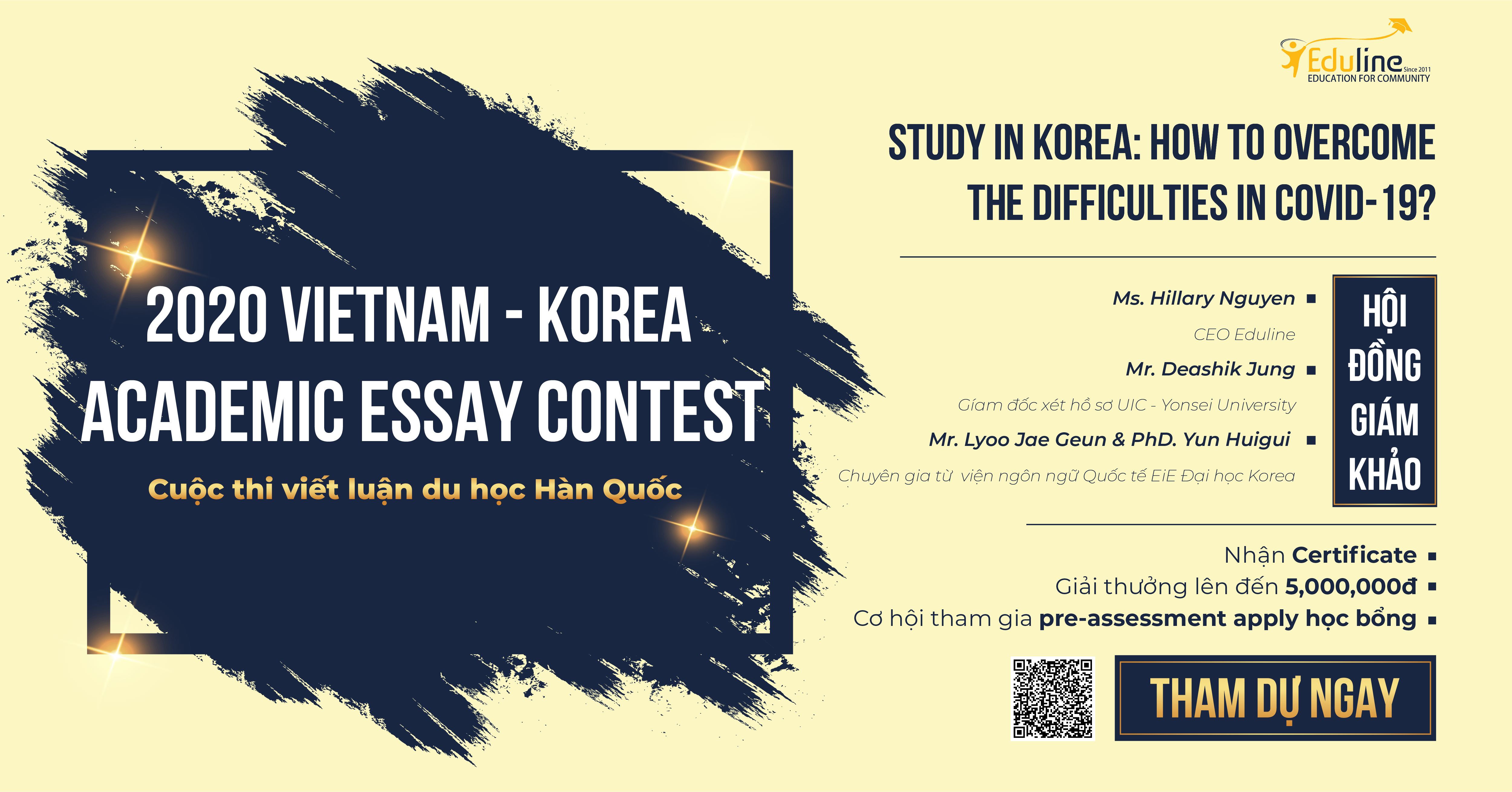 [Toàn Quốc] Cuộc Thi Viết Luận 2020 Vietnamkorea Academic Essay Tổ