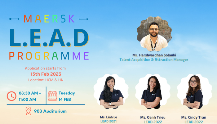 [HCM] Career Talk: Chương Trình Quản Trị Viên Tập Sự MAERSK Lead ...