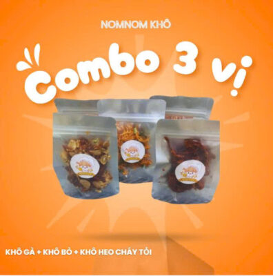 Khám phá những món đồ ăn vặt dưới 100k từ NomNom Khô   Ngon, sạch, tiết kiệm